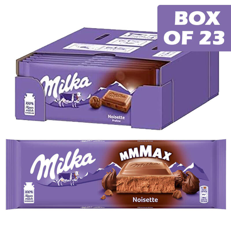 Milka Noisette Milk Chocolate Block 100g