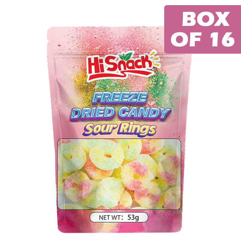 Hi Snack Freeze-Dried Sour Rings 80g