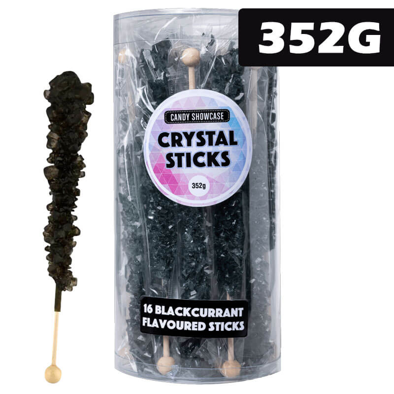 Lolliland Crystal Sticks Black 16 Sticks