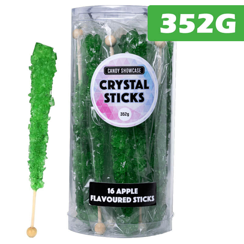 Lolliland Crystal Sticks Green 16 Sticks