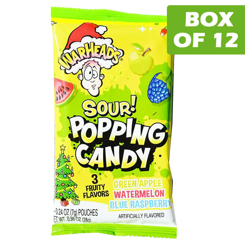 Warhead Xmas Popping Candy 3 Flavours