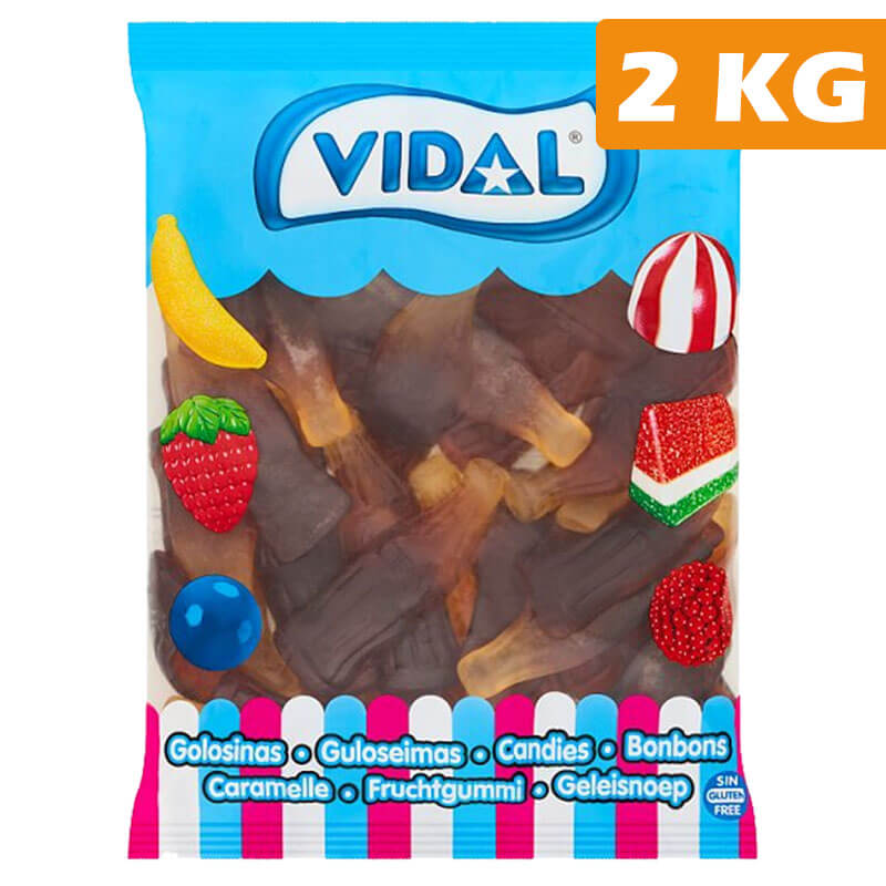 Vidal Giant Cola Bottles 2kg