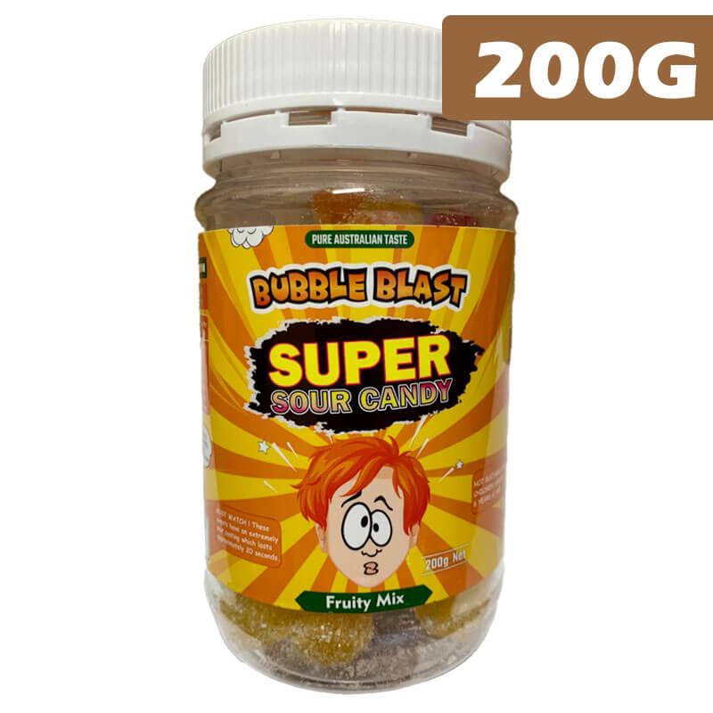 Bubble Blast Sour Fruity 200g