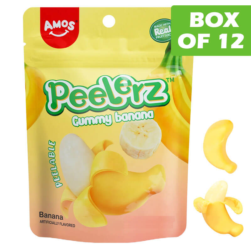 Amos Peel Gummy Banana 170g