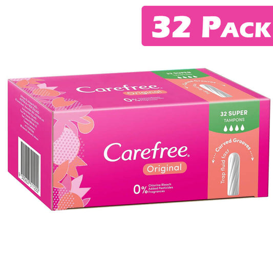 Carefree Original Tampons (32 Pack)