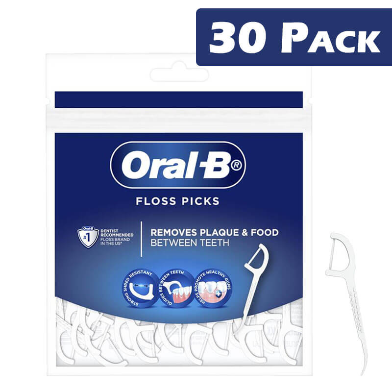 Oral-B Floss Picks (30 Pieces)