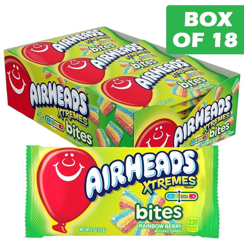 Airhead Xtremes Bites Rainbow Berry 57g