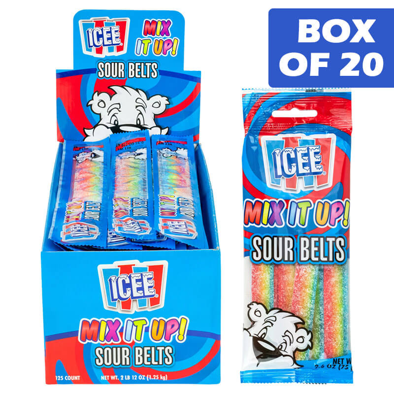 Icee Mix It Up Sour Belt 75g 