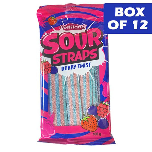 Sour Straps Berry Twist 160g