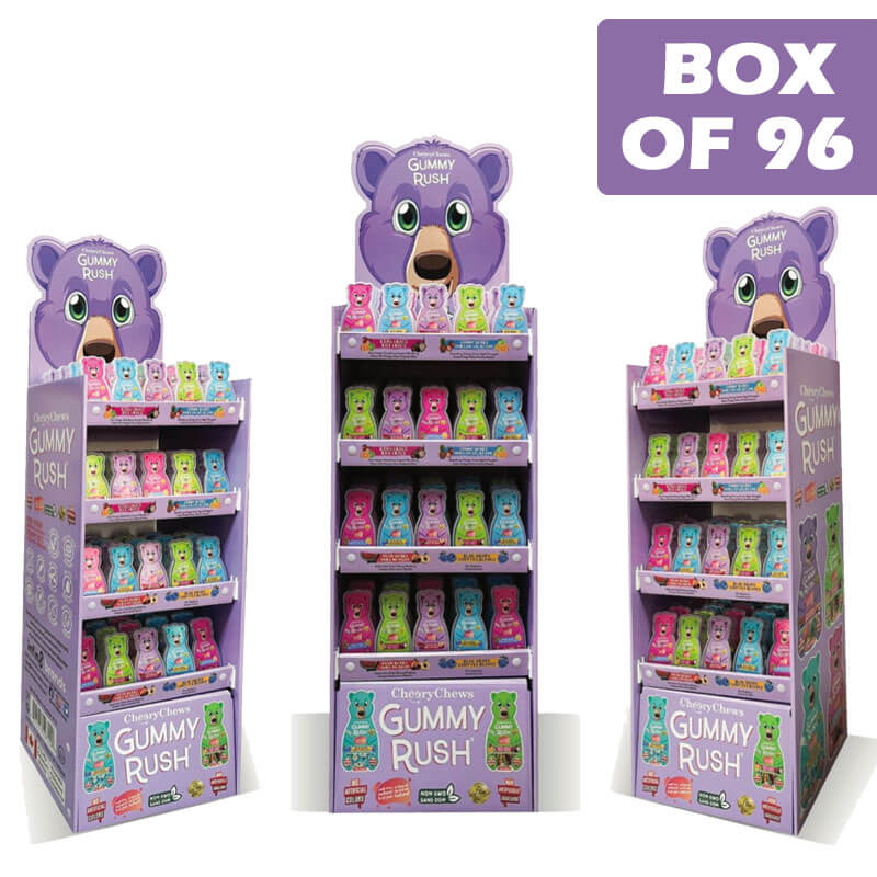 Gummy Rush Bear Display (96 Pieces)