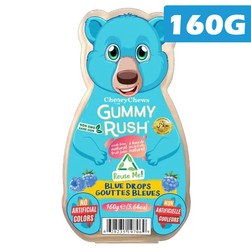 Gummy Rush Blue Drop 160g