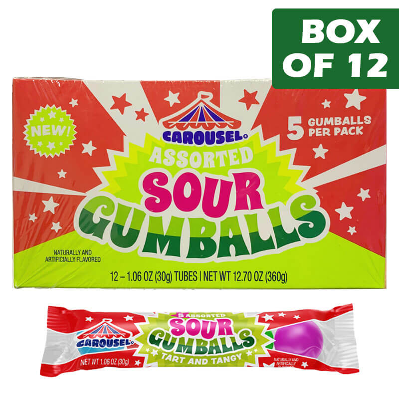 Carousel 5 Gumballs Assorted 30g