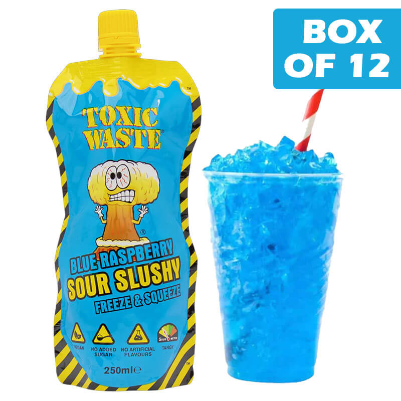Toxic Waste Blue Raspberry Sour Slushy 250Ml
