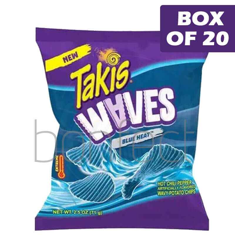 Barcel Takis Waves Blue Heat Potato Chips 71g