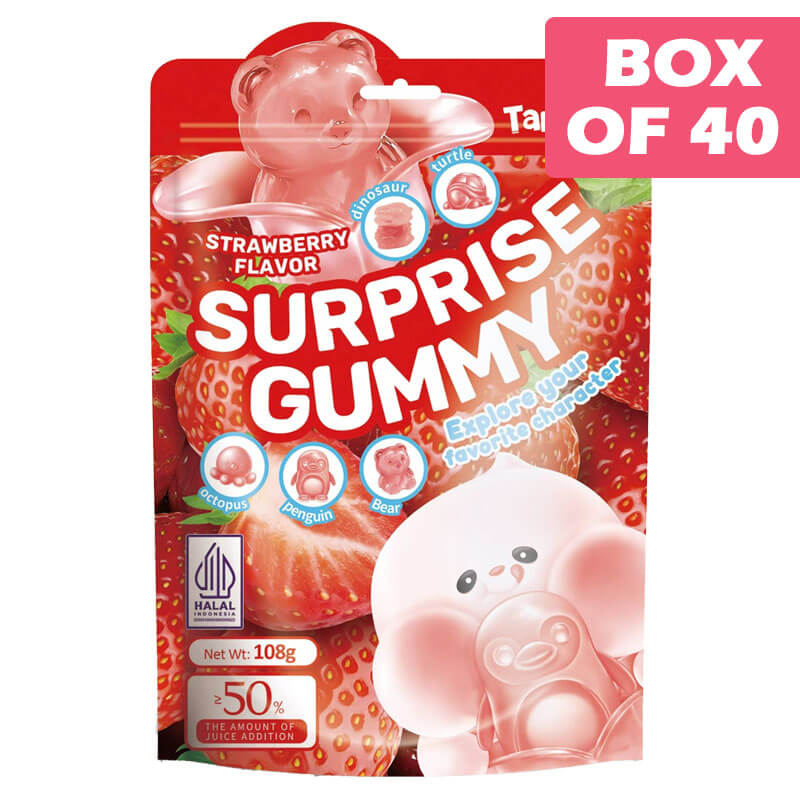 Surprise Gummy Bag - Strawberry 108g