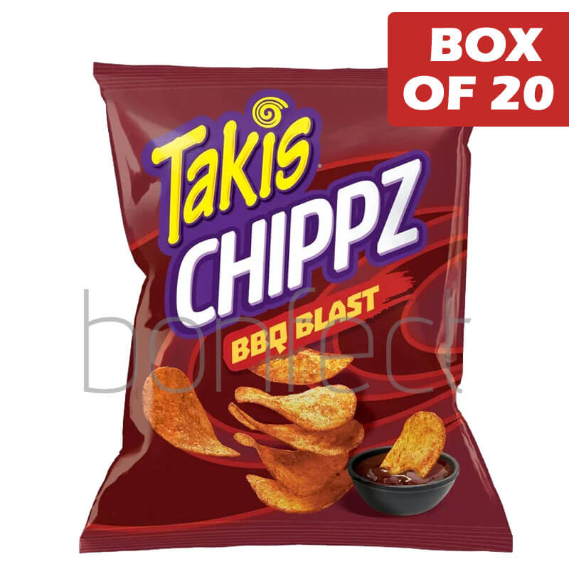 Barcel Takis Chippz Barbeque Blast Potato Chips 71g