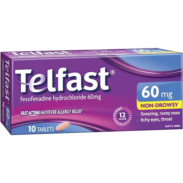 Telfast Tablets 60mg (10 Pack)