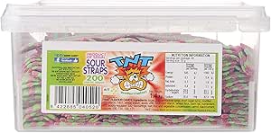 Tnt Sour Strap Strawberry Watermelon (200 Pieces)