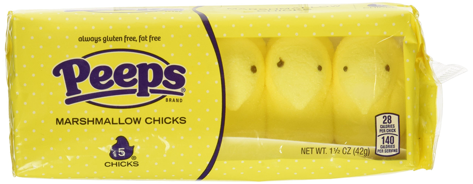 Peeps Yellow Chick (5 Pieces)