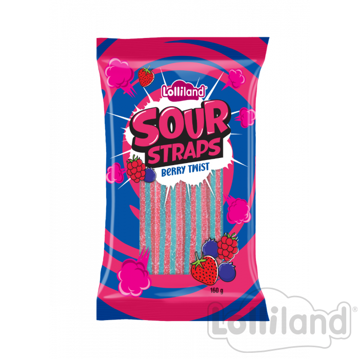 Sour Straps Berry Twist 160g