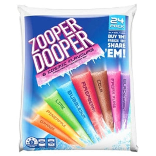 Zooper Dooper's 144 X 70G x 9 Cartons