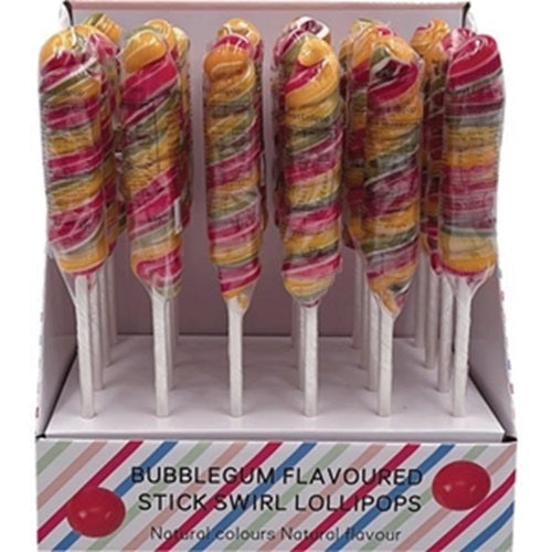 Bubble Gum Swirl Lolipop 55g