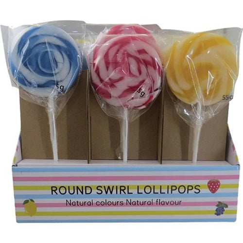 Round Swirl Lollipop 55g