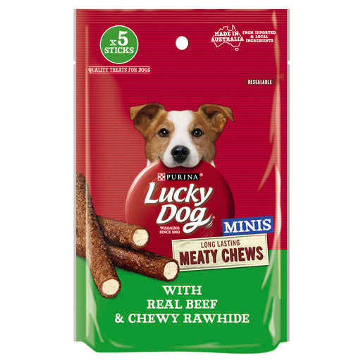 Lucky Dog Meaty Chews Mini Beef 65g