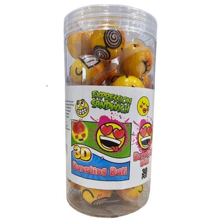 Gummy Emoji Ball (30 Pieces)