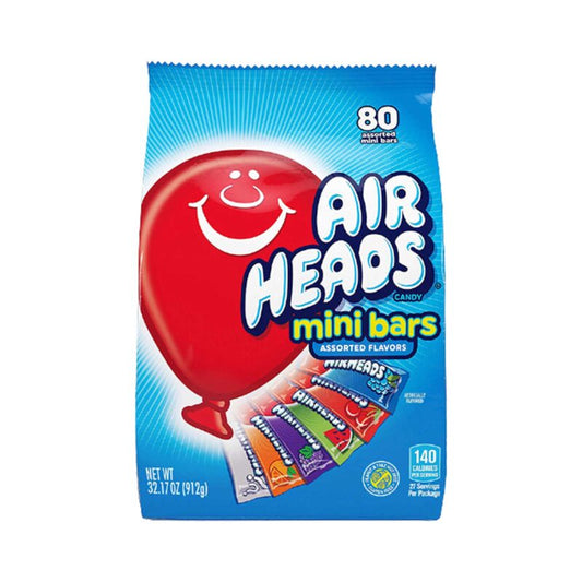 Airhead Mini Bars Assorted Flavours 912g