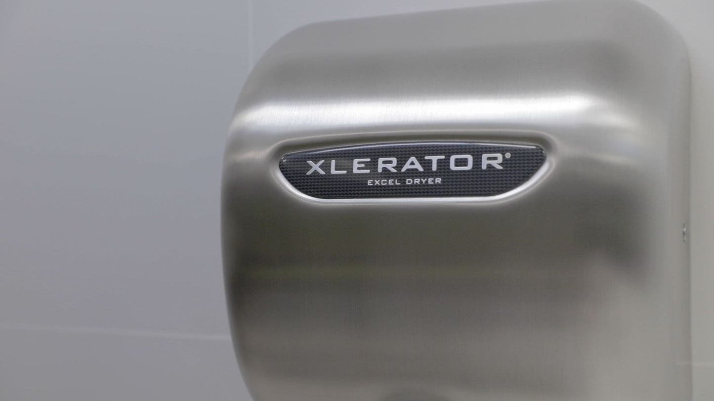 Xlerator Dryer Brushed Stainless XL-SBV Automatic High Speed Hand Dryer with Brushed Stainless Steel Cover