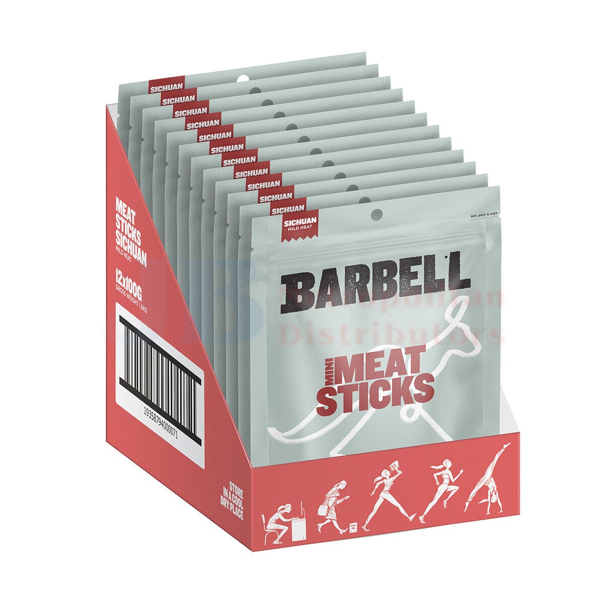 Barbell Meat Sticks Sichuan 100g