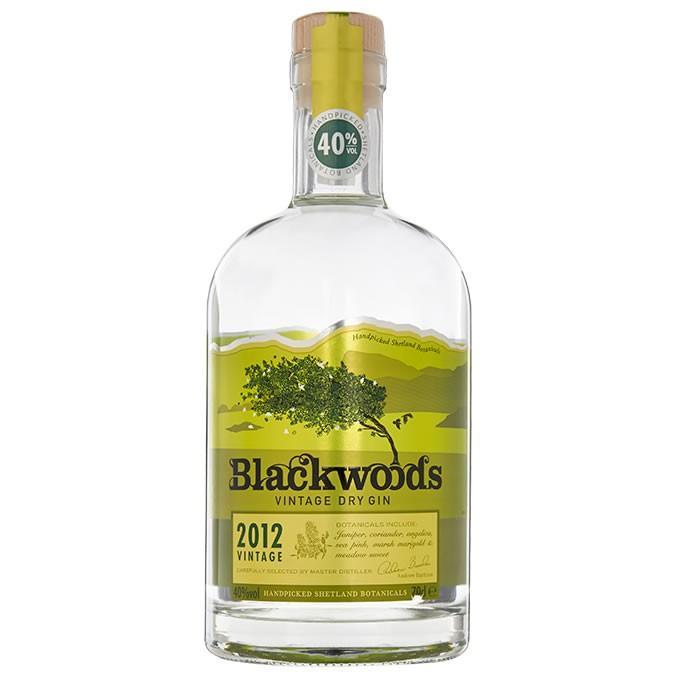 6 x Blackwoods Dry Vintage Gin 40% 700Ml