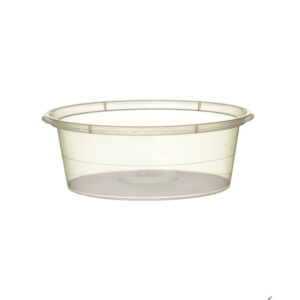 Round Plastic Container 70ml (100 Pack)