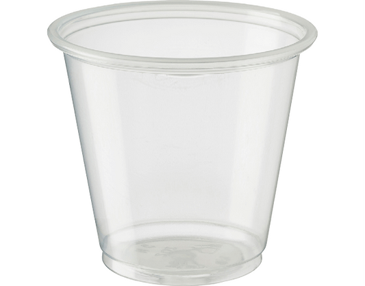 Plastic Clear Cup 105ml (100 Pack)