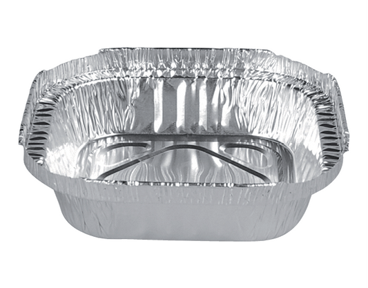 Square Foil Container Lid 255ml (100 Piece)