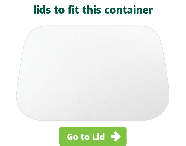 Square Foil Container Lid 255ml (100 Piece)