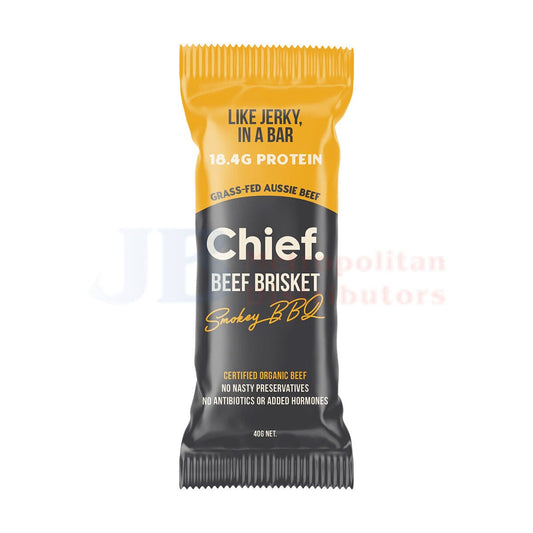 Chief Beef Bar Smokey Bbq 40g