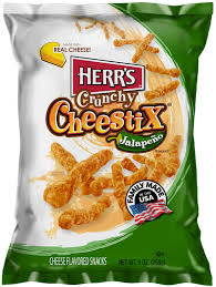 Herr's Cheese Stix Jalape 255g