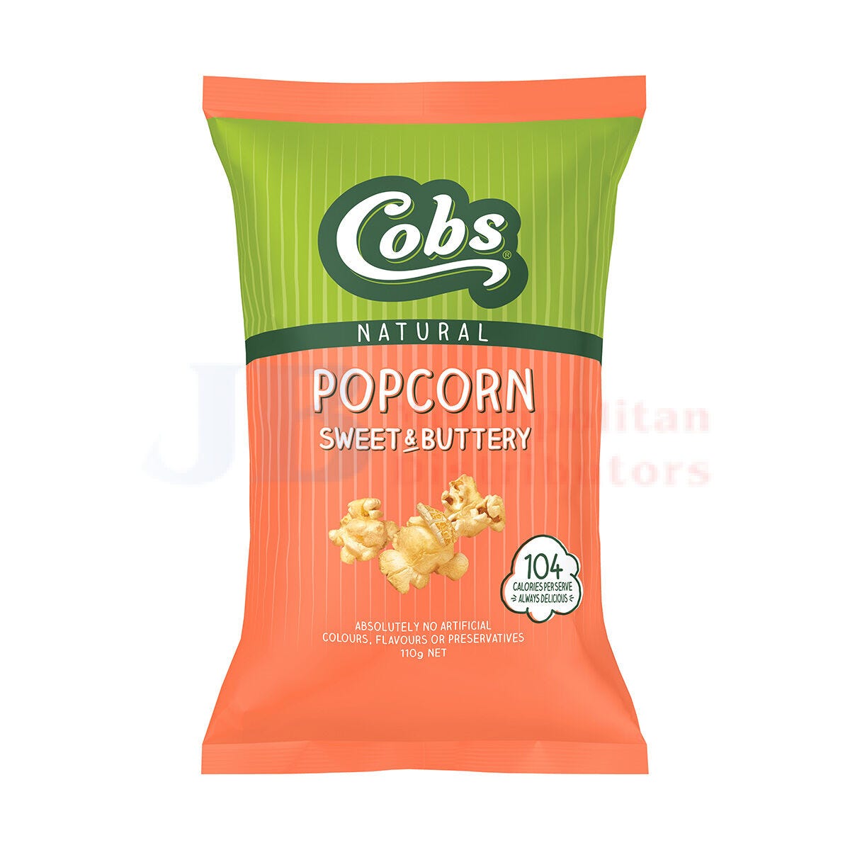 Cobs Natural Popcorn Sweet & Buttery 110g