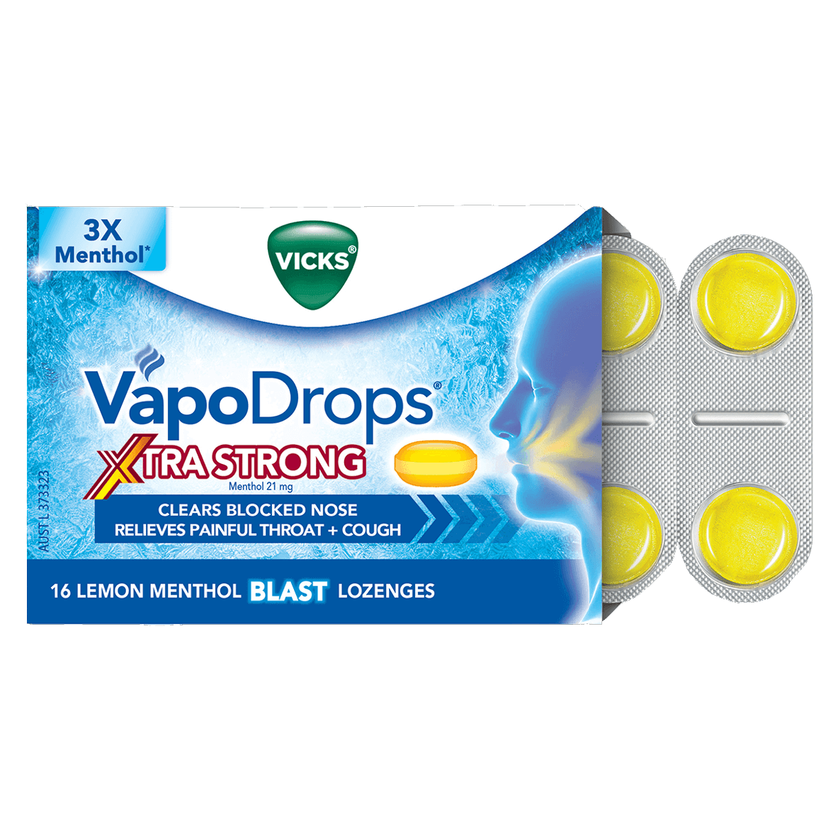Vicks Xtra Strong Lemon