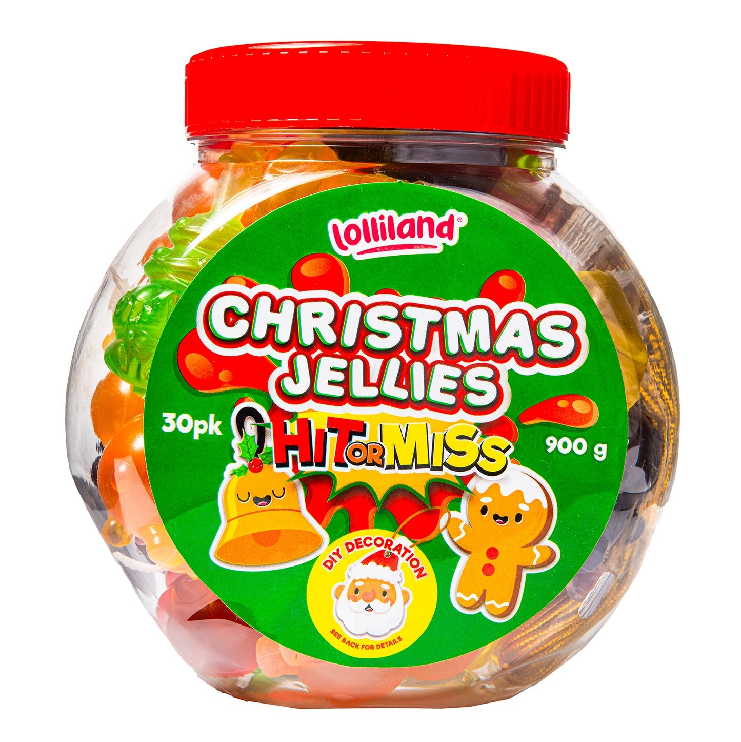 Lolliland Christmas Jelly Fruits 900g