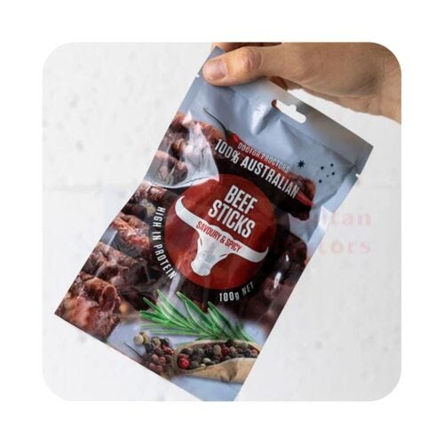 Dr Proctors Savoury Beef Sticks Droewors 100g
