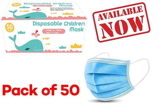 Kids Face Mask Blue (50 Pack)