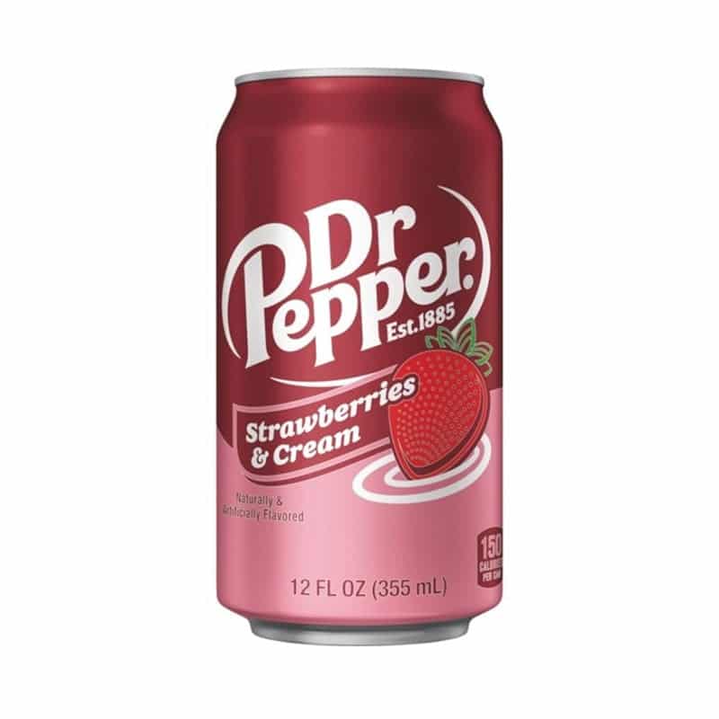 Dr Pepper Straw Ceam 355Ml