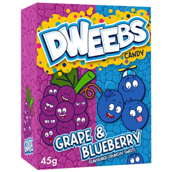 Dweebs Grape Blueberry 45g (24 Piece)