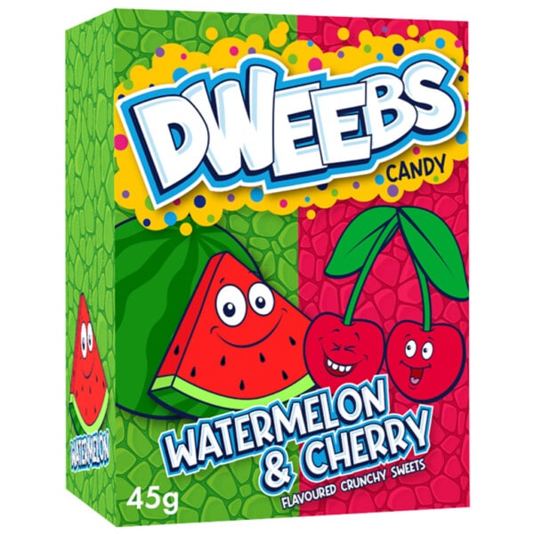 Dweebs Watermelon Cherry 45g (24 Piece)