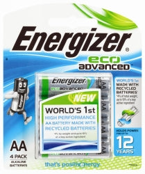 Energizer Eco Advanced AA 4 Pack 