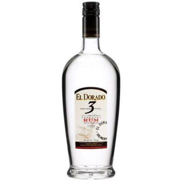 6 x El Dorado 3 Yo White Rum 750Ml