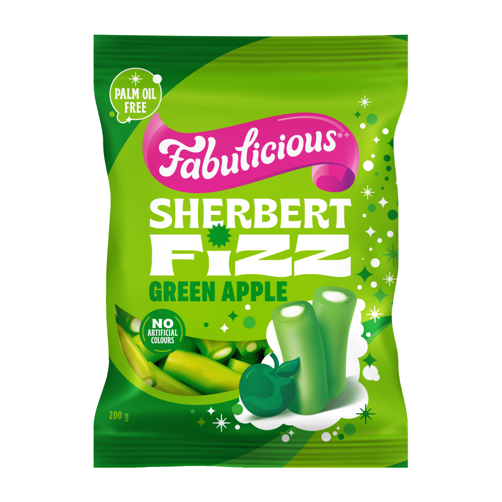Fabulicious Apple Sherbert Fizz 200g